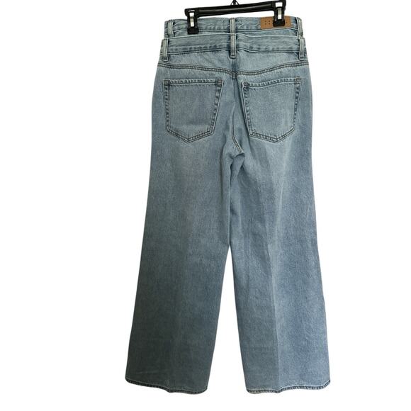 Pacsun Eco Medium Indigo Double Waistband Mid Rise Baggy Jeans Size 26 - Picture 12 of 15
